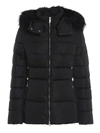 ADD BLACK QUILTED SHORT PUFFER JACKET