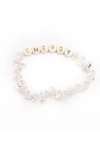 Tbalance Energy Gold - Clear Quartz Crystal Healing Bracelet