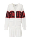 GCDS GCDS LOGO INTARSIA KNITTED DRESS