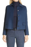 AKRIS NAKASHIMA WOOL CREPE JACKET,7101600900013269