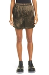 BOTTEGA VENETA WASHED CUPRO SHORTS,652539V0CS0