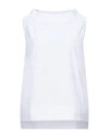 Alpha Studio Tops In White