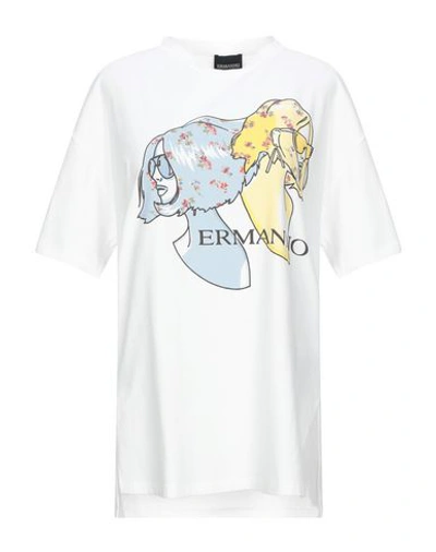 Ermanno Di Ermanno Scervino T-shirt In White