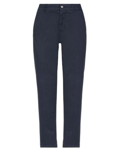 BERWICH BERWICH WOMAN PANTS MIDNIGHT BLUE SIZE 4 COTTON, ELASTANE,13396874PH 2