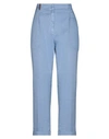 Peserico Casual Pants In Pastel Blue