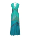 Alberta Ferretti Long Dresses In Turquoise