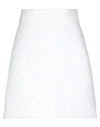 Fendi Midi Skirts In White