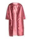 Gianluca Capannolo Overcoats In Pastel Pink