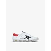 GOLDEN GOOSE SUPERSTAR LEATHER TRAINERS 9-12 YEARS,R03658788