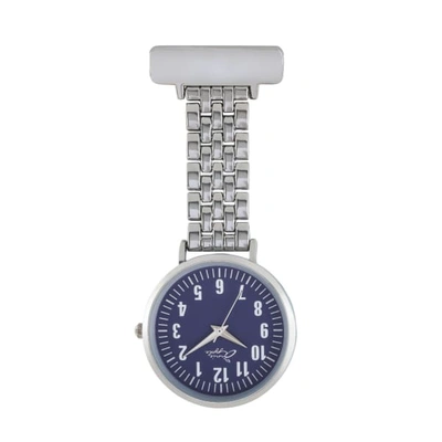 Bermuda Watch Company Annie Apple Blue/silver Nurse Fob Watch