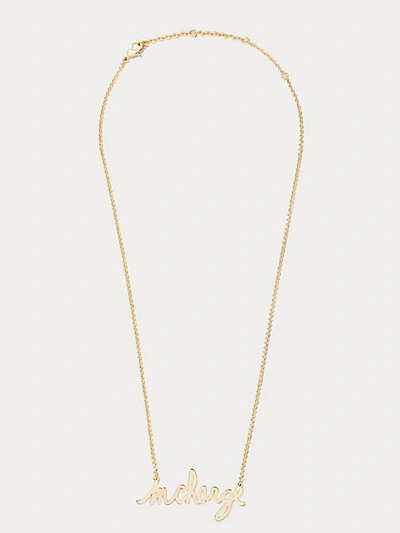 Diane Von Furstenberg Incharge Gold Necklace