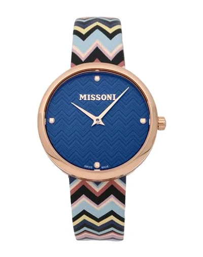 Missoni Wrist Watch In Platinum