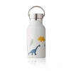 Liewood Anker Dinosaur Water Bottle In Beige