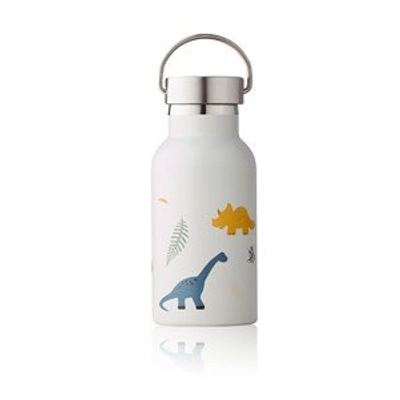 Liewood Anker Dinosaur Water Bottle In Beige