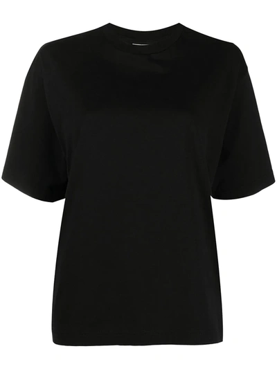 Acne Studios Nash Logo-patch Cotton-jersey T-shirt In Black