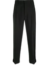 ACNE STUDIOS CROPPED WOOL-BLEND TROUSERS