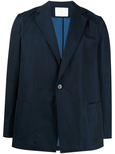 Société Anonyme Relaxed Fit Blazer In Blue