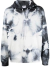 MARCELO BURLON COUNTY OF MILAN TIE-DYE COTTON HOODIE