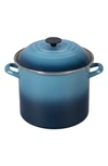 Le Creuset 10-quart Enameled Steel Stockpot In Marine