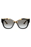 PRADA 54MM GRADIENT CAT EYE SUNGLASSES,PR 02WS54-Y