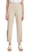 ALICE AND OLIVIA MIAMI SIDE SLIT JOGGERS