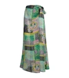 VERSACE PRINTED MAXI SKIRT,16206187