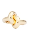 ENGELBERT YELLOW GOLD THE LEGACY KNOT RING,16198417