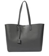 SAINT LAURENT SHOPPING E/W LEATHER TOTE,P00533623