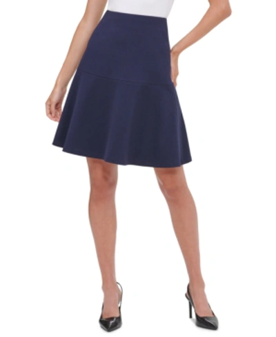 Tommy Hilfiger A-line Skirt In Navy