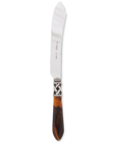 Vietri Aladdin Antique Cake Knife In Med Brown