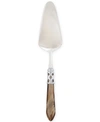 Vietri Aladdin Brilliant Pastry Server In Beigekhaki