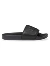Heron Preston Logo-debossed Open-toe Slides In Black