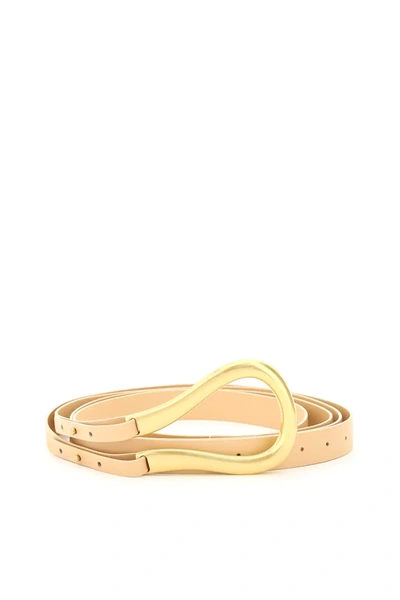 BOTTEGA VENETA DOUBLE CALFSKIN BELT