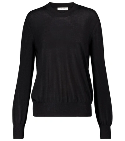 The Row Islington Cashmere Sweater In Black