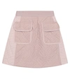 Burberry Kids' Quilted Logo Skirt In Grey