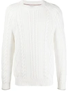 BRUNELLO CUCINELLI CABLE-KNIT JUMPER