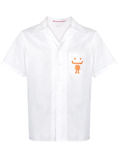 Pre-owned Walter Van Beirendonck Relics From The Future Short-sleeved Shirt In White