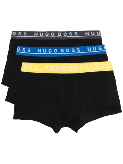 Hugo Boss Logo Waistband Boxers In Black