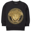 VERSACE VERSACE BLACK MEDUSA SWEATSHIRT,10000491A00065