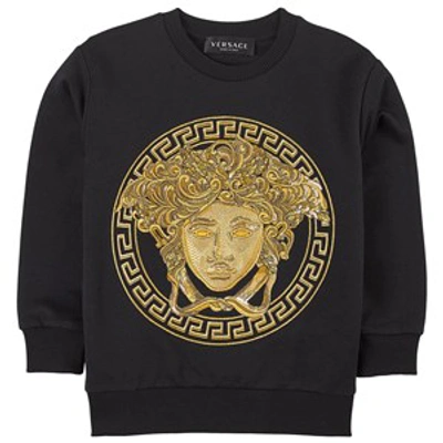 Versace Kids' Medusa Sweatshirt Black