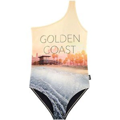 Molo Kids Swimsuit Nai For Girls In Yellow