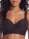 Bali Comfort Revolution Wire-free Bra In Cocoa Brown Swirl