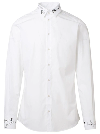 Dolce & Gabbana Camicia Bianca In White