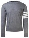 THOM BROWNE GREY CREW NECK