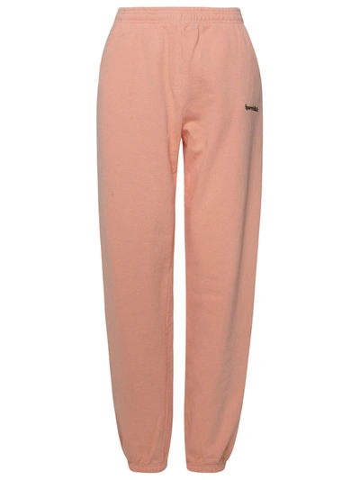 Sporty And Rich Sporty & Rich Logo Embroidered Sweatpants In Pink