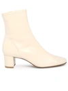 BY FAR IVORY SOFIA ANKLE BOOTS