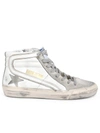 Golden Goose Leather And Suede Slide Sneakers In White