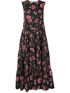 ADAM LIPPES DAISY-PRINT MAXI DRESS