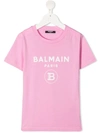 BALMAIN LOGO COIN PRINT T-SHIRT