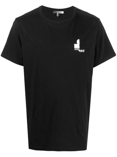 Isabel Marant T-shirt Zafferh Aus Baumwolle Mit Logo In Black